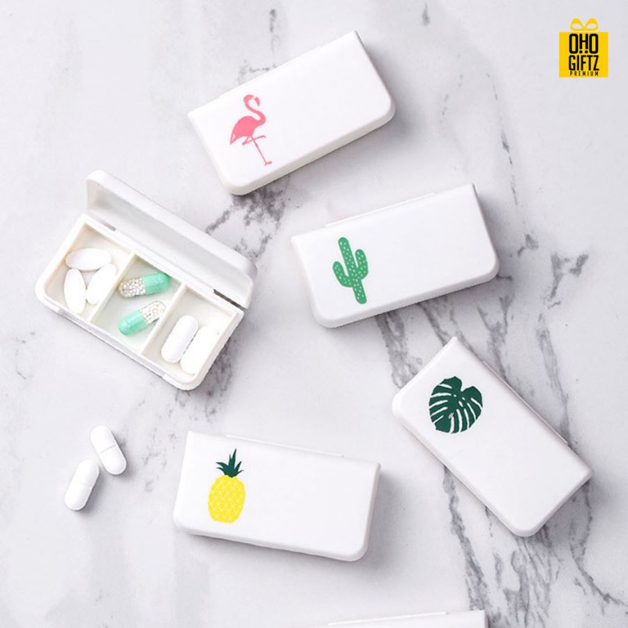 กล่องยาขนาดเล็ก สกรีนโลโก้  ทำเป็นของพรีเมี่ยม