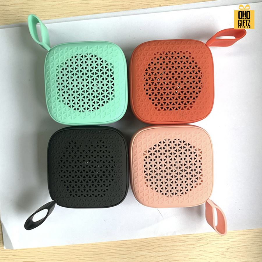 ลำโพงเล็กพกพา สกรีนโลโก้ สกรีนชื่อร้านทำเป็นของพรีเมี่ยมได้ 