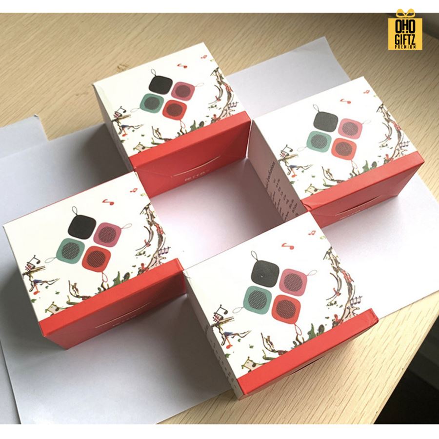 ลำโพงเล็กพกพา สกรีนโลโก้ สกรีนชื่อร้านทำเป็นของพรีเมี่ยมได้ 