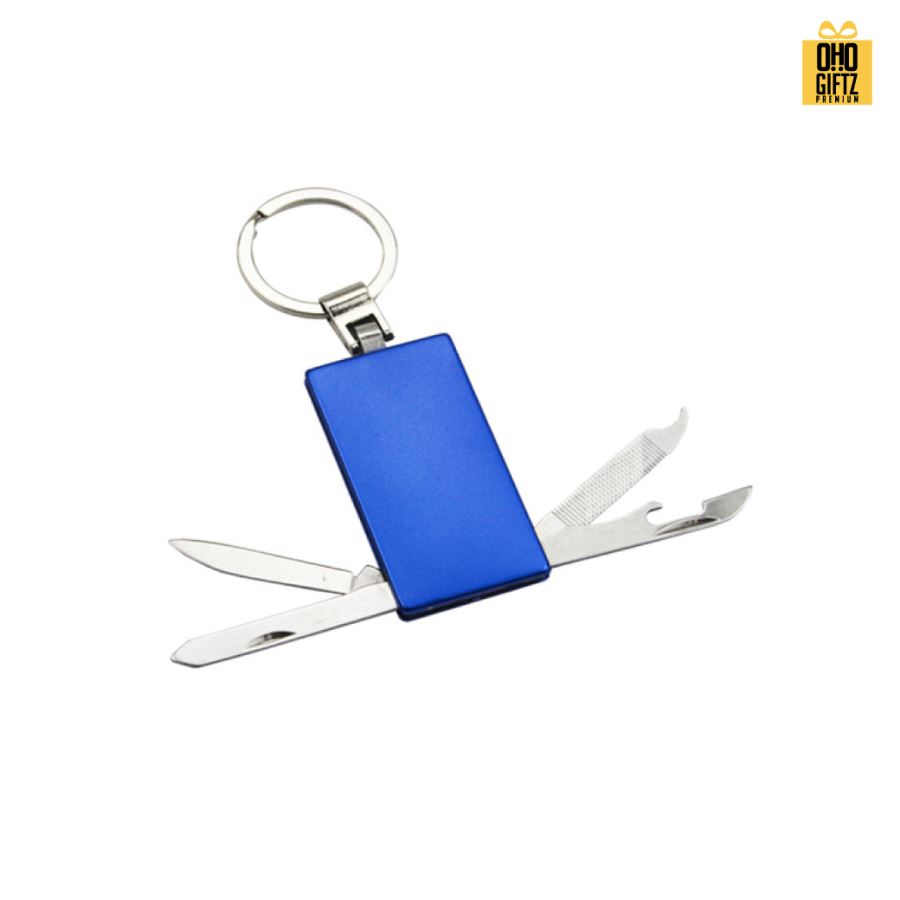 พวงกุญแจชุดเครื่องมือช่าง 4in1 สกรีนโลโก้ ทำเป็นของพรีเมี่ยมได้