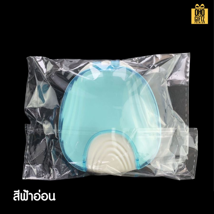 กล่องใส่รีเทนเนอร์พลาสติก สกรีนโลโก้  ทำเป็นของพรีเมี่ยมได้