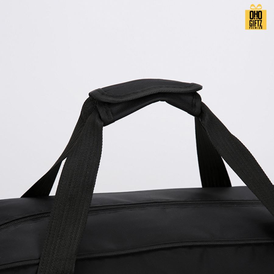 กระเป๋าใส่เสื้อผ้าเดินทาง สกรีนชื่อ สกรีนโลโก้ ทำเป็นของพรีเมี่ยมได้