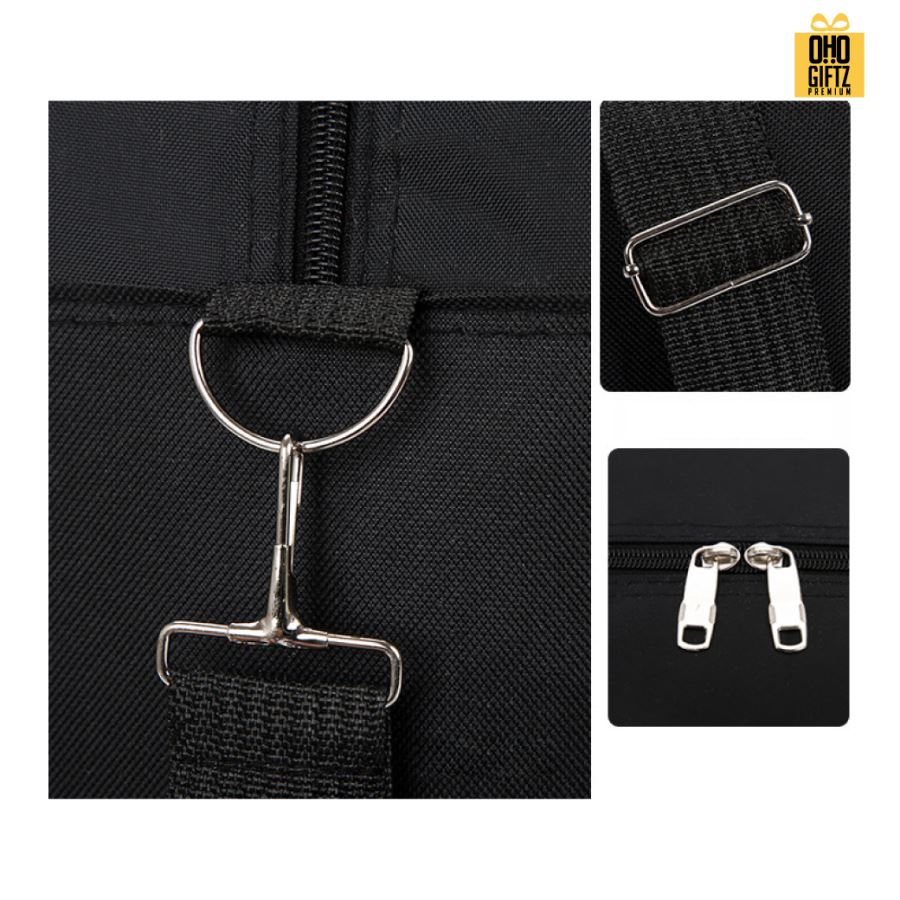 กระเป๋าใส่เสื้อผ้าเดินทาง สกรีนชื่อ สกรีนโลโก้ ทำเป็นของพรีเมี่ยมได้