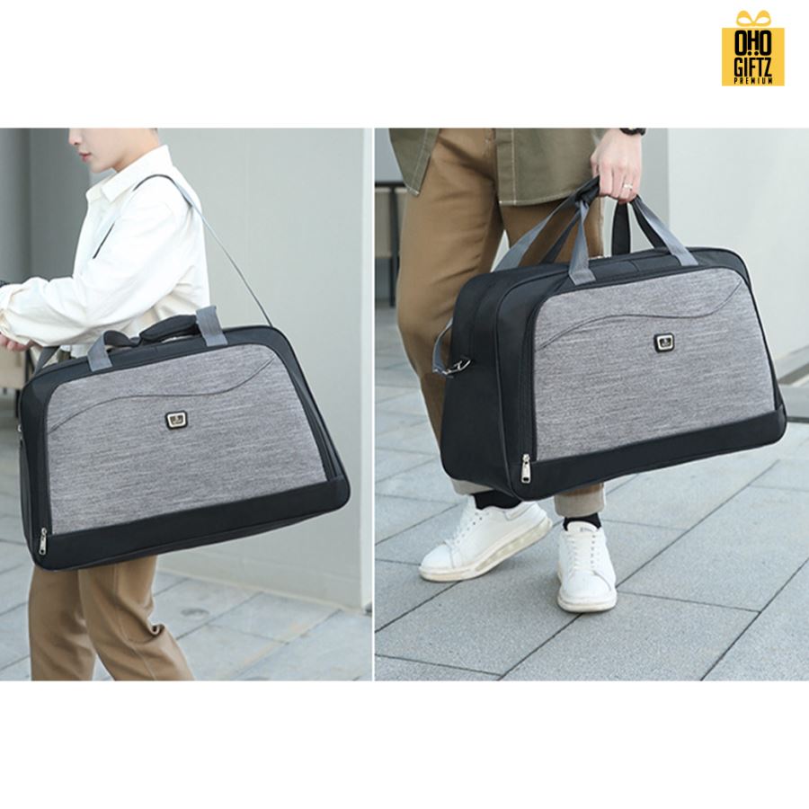 กระเป๋าใส่เสื้อผ้าเดินทาง สกรีนชื่อ สกรีนโลโก้ ทำเป็นของพรีเมี่ยมได้