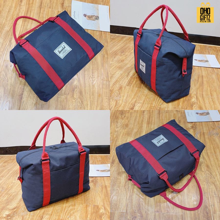กระเป๋าใส่เสื้อผ้าเดินทางพกพา สกรีนชื่อ สกรีนโลโก้ ทำเป็นของพรีเมี่ยมได้