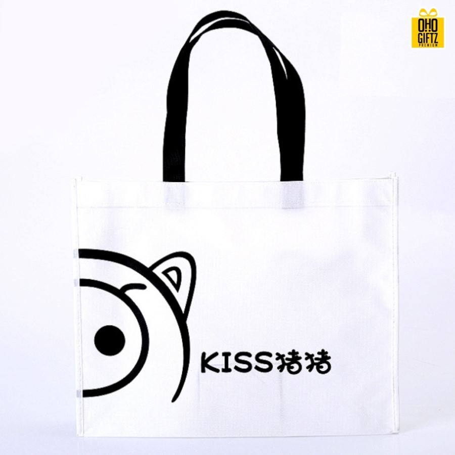 กระเป๋าทรง Tote Bag สกรีนชื่อ,โลโก้ ขั้นต่ำ 300 ชิ้น
