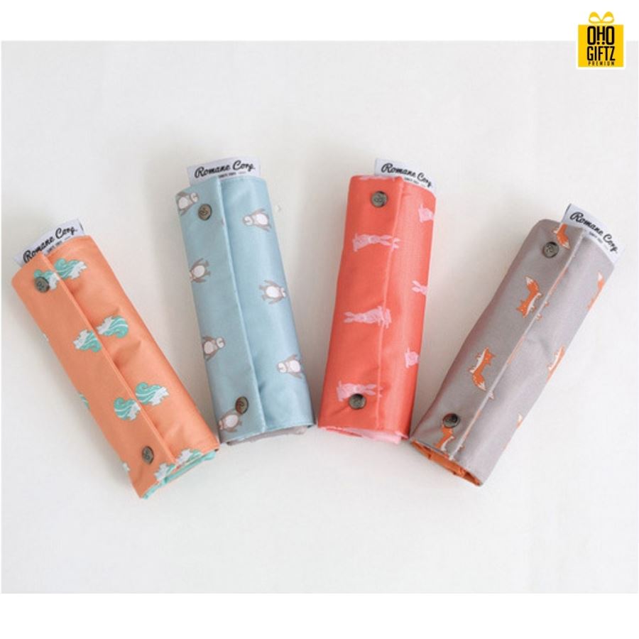 กระเป๋าพับเก็บได้ Pastel Bag สกรีนโลโก้ฟรี1สี1จุด