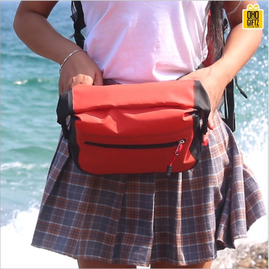 กระเป๋าคาดเอวกันน้ำ สกรีนชื่อ, โลโก้ได้