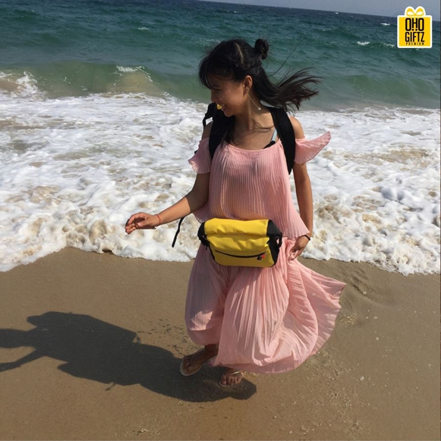 กระเป๋าคาดเอวกันน้ำ สกรีนชื่อ, โลโก้ได้