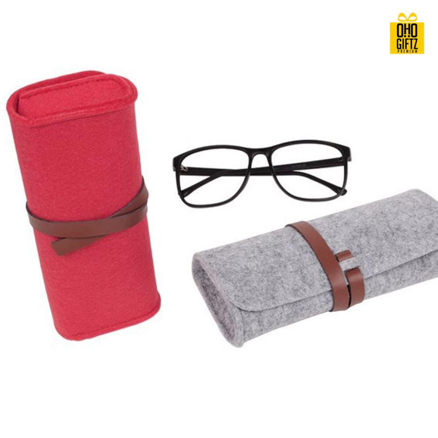 กล่องเก็บแว่น สกรีนชื่อ สกรีนโลโก้ ทำเป็นของพรีเมี่ยมได้ 