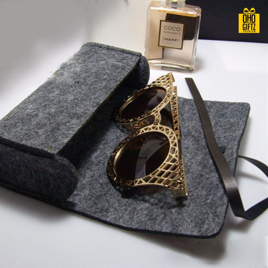 กล่องเก็บแว่น สกรีนชื่อ สกรีนโลโก้ ทำเป็นของพรีเมี่ยมได้ 