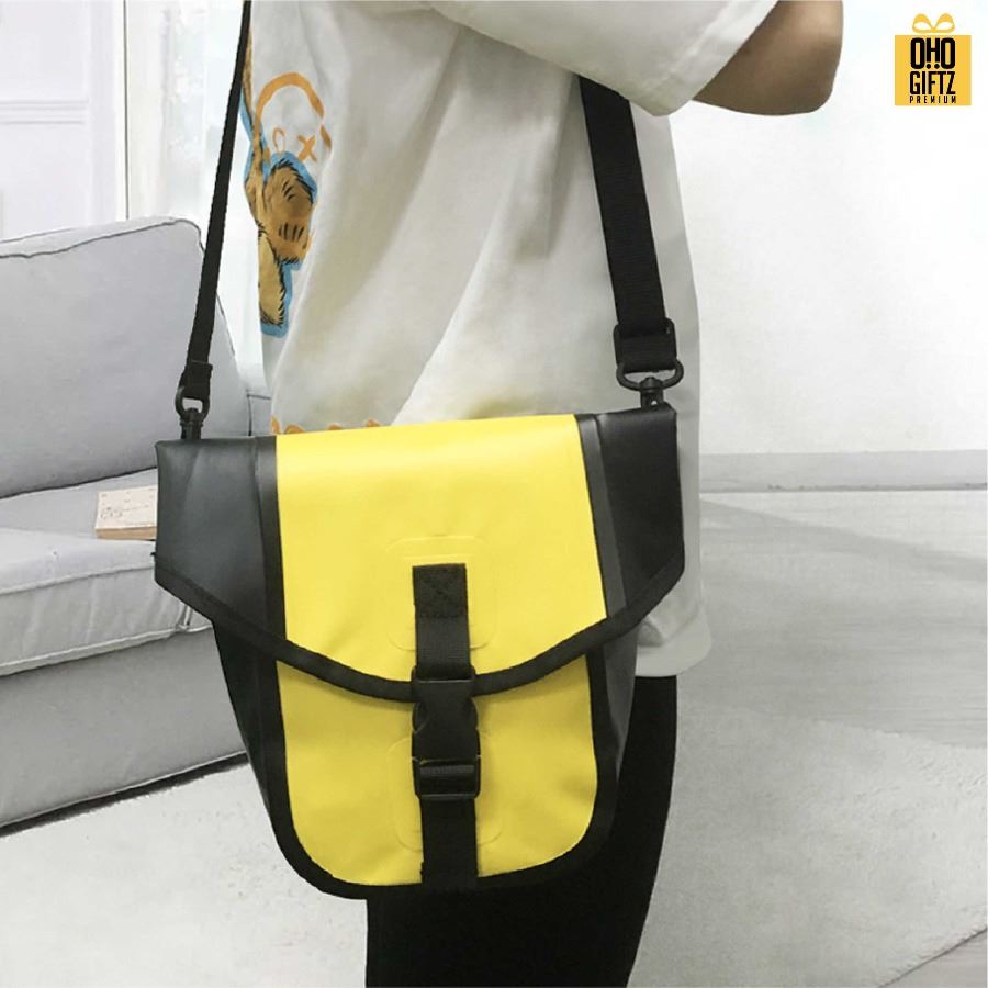 กระเป๋ากันน้ำติดหน้าจักรยาน สกรีนโลโก้ ทำเป็นของพรีเมี่ยมได้