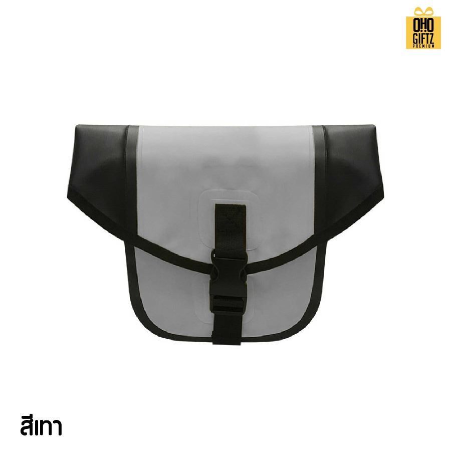 กระเป๋ากันน้ำติดหน้าจักรยาน สกรีนโลโก้ ทำเป็นของพรีเมี่ยมได้