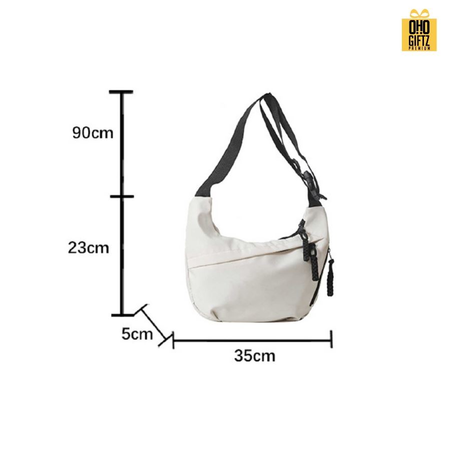 กระเป๋าสะพายแฟชั่นเกาหลี สกรีนโลโก้ ทำเป็นของพรีเมี่ยมได้