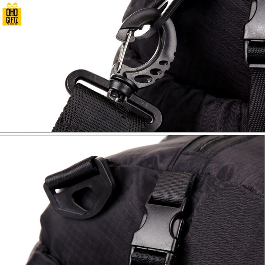 กระเป๋าใส่เสื้อผ้าทรงยาวพับเก็บได้ Folding Travel Bag สกรีนโลโก้ ขั้นต่ำ 100 ชิ้น