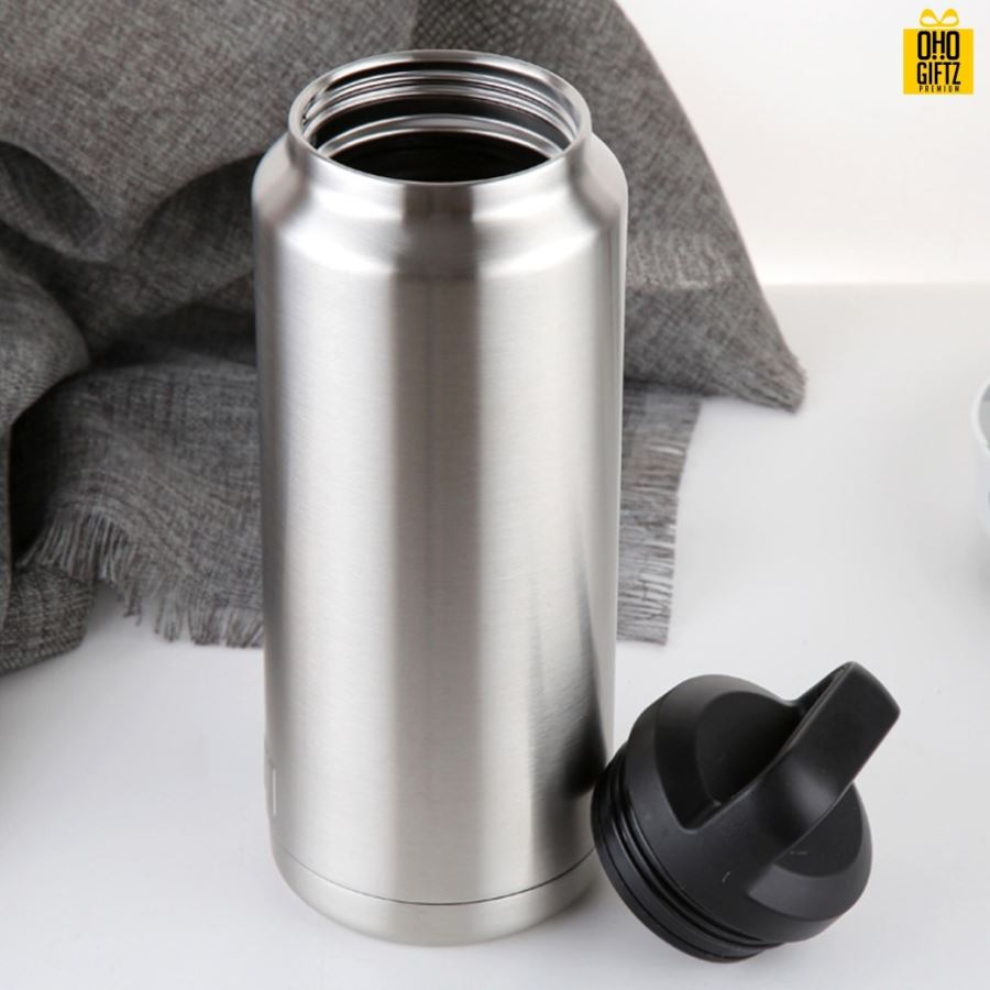 Stainless Steel กระบอกน้ำสแตนเลสเก็บความเย็น ขนาด 36 oz. *ไม่มีขั้นต่ำ* สกรีนชื่อ สกรีนโลโก้ ใบเดียวก็ทำได้