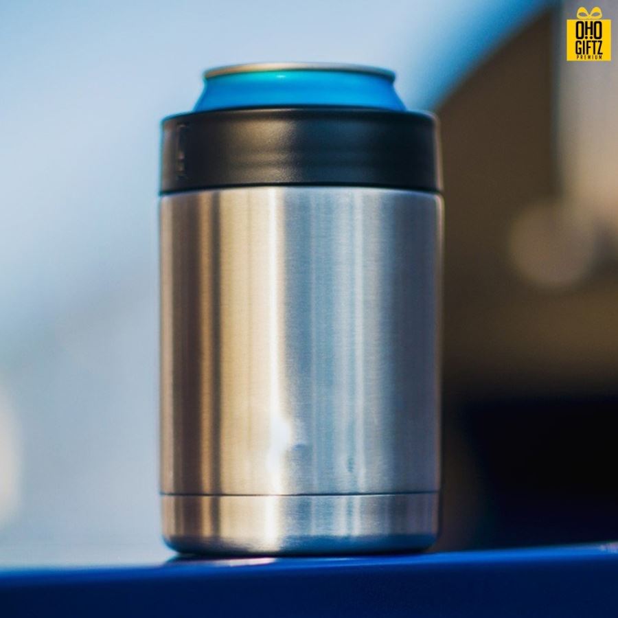Stainless Steel กระบอกสแตนเลสเก็บร้อน/เย็น 12 oz.*ไม่มีขั้นต่ำ* สกรีนชื่อ สกรีนโลโก้ ใบเดียวก็ทำได้