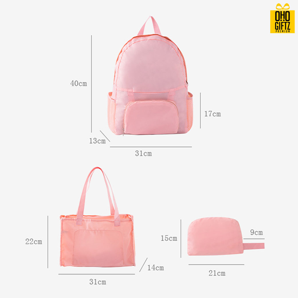 กระเป๋า 3IN1 สามสไตล์ใน 1 ใบ Promotion สกรีนโลโก้1สี1จุดฟรี