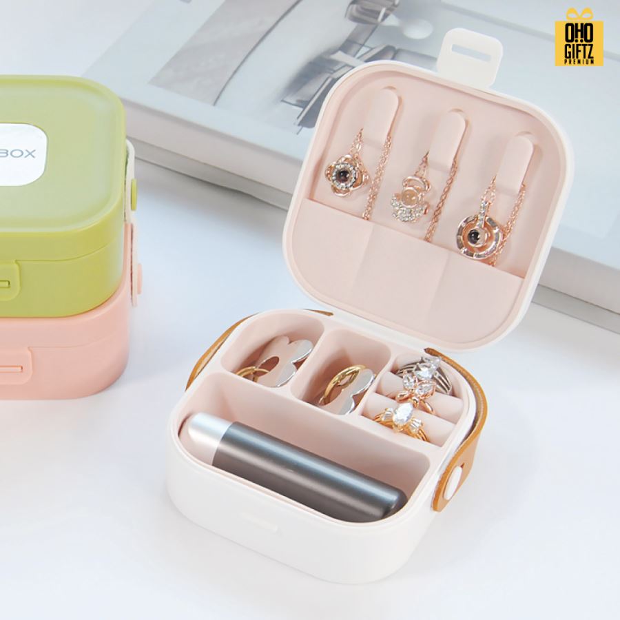 กล่องใส่เครื่องประดับ สกรีนชื่อ สกรีนโลโก้ ทำเป็นของพรีเมี่ยมได้