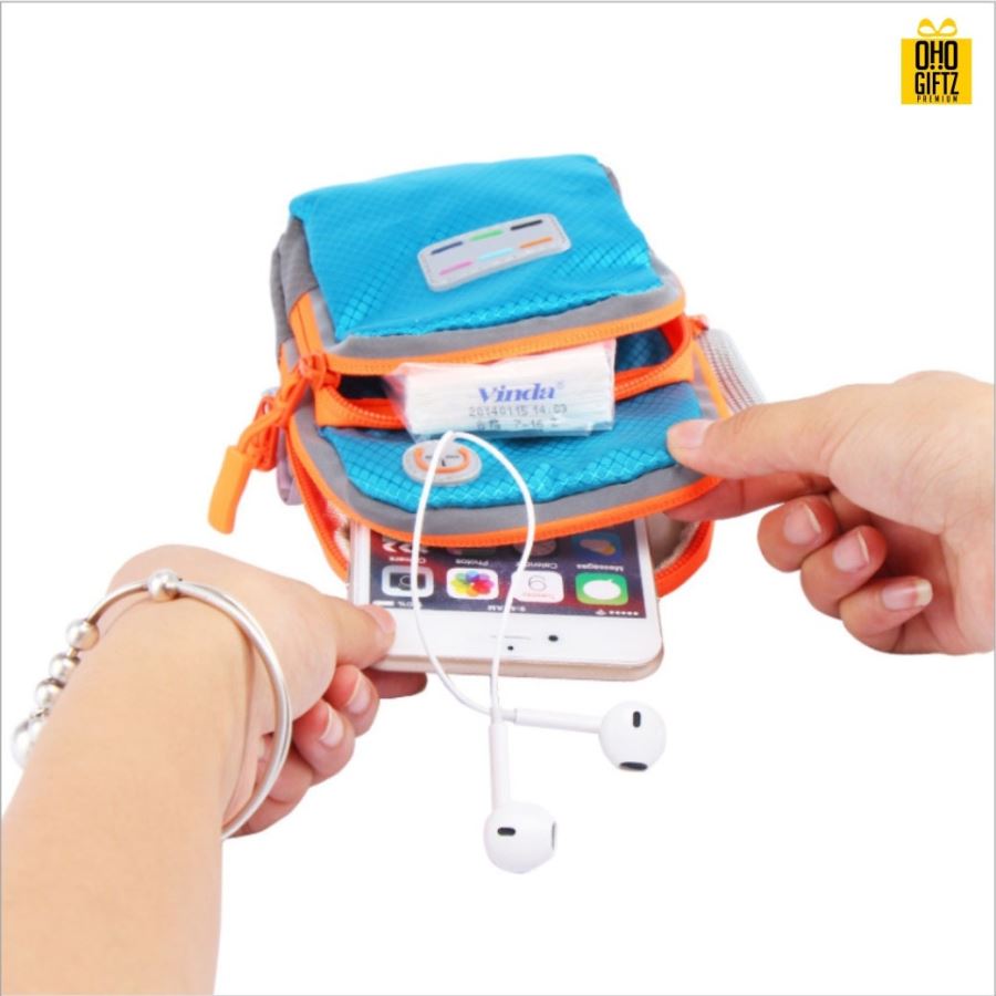 กระเป๋าคาดแขน Arm Bag สกรีนชื่อ, โลโก้ ขั้นต่ำ 300 ชิ้น