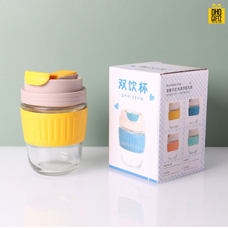 แก้วน้ำสไตล์มินิมอล สกรีนชื่อ เลเซอร์โลโก้ฟรี  ทำเป็นของพรีเมี่ยมได้