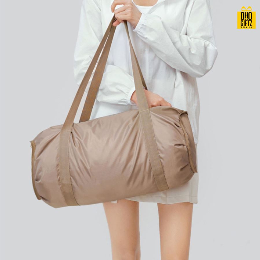 กระเป๋าเดินทางพับเก็บได้  สกรีนชื่อ สกรีนโลโก้ ทำเป็นของพรีเมี่ยมได้ 