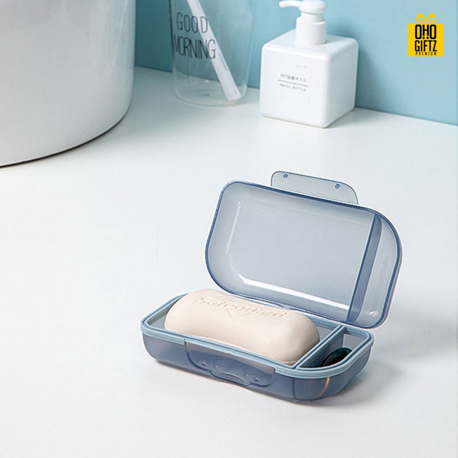 กล่องใส่สบู่ สกรีนโลโก้ ทำเป็นของพรีเมี่ยมได้