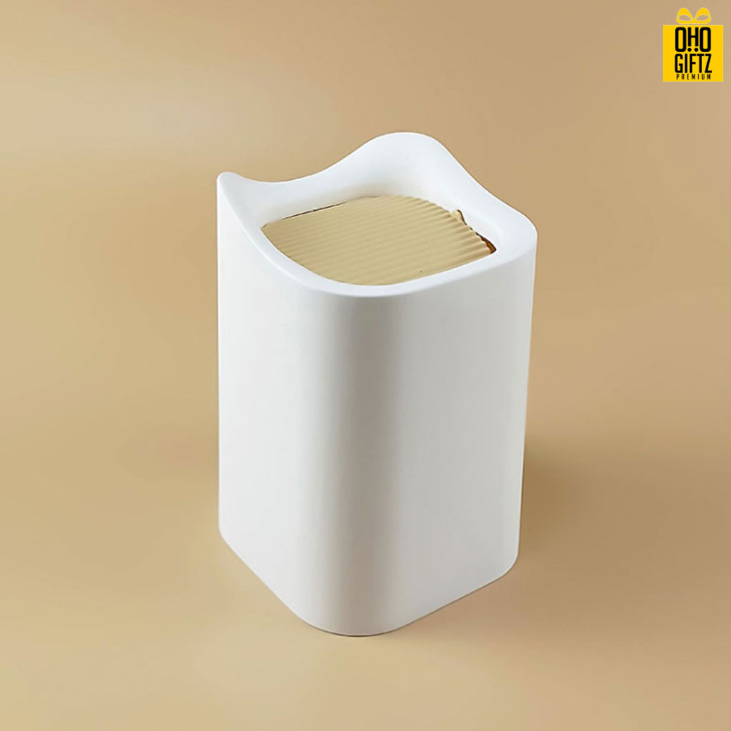 ถังขยะตั้งโต๊ะไซส์มินิ สกรีนโลโก้ ทำเป็นของพรีเมี่ยม ของชำร่วยได้