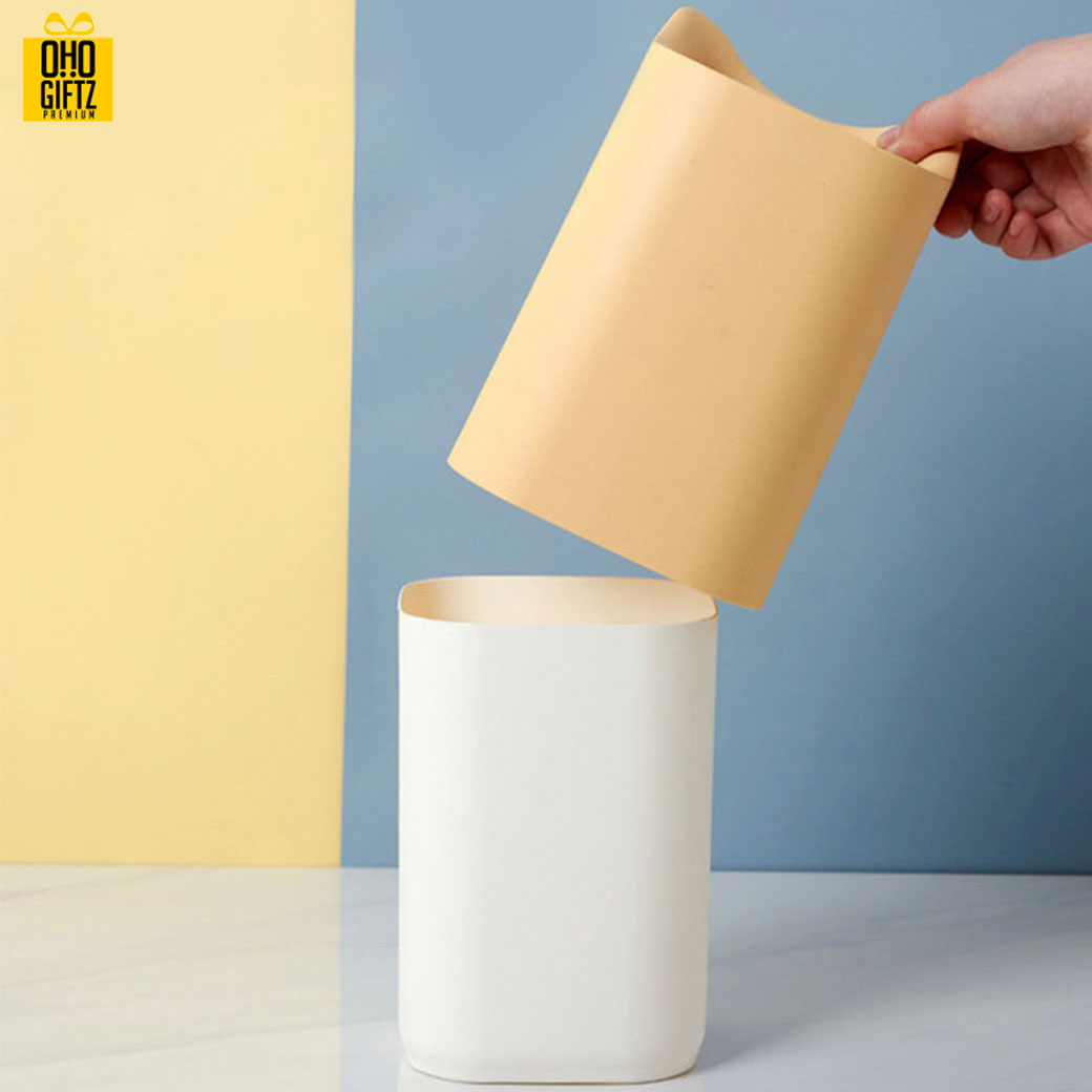 ถังขยะตั้งโต๊ะไซส์มินิ สกรีนโลโก้ ทำเป็นของพรีเมี่ยม ของชำร่วยได้