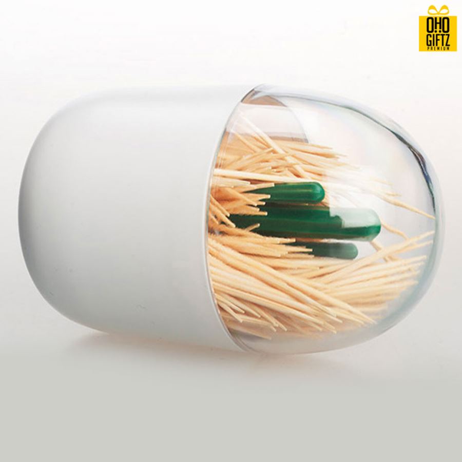 กล่องใส่ไม้จิ้มฟัน&คอตตอนบัด สกรีนโลโก้ ทำเป็นของพรีเมี่ยม ของชำร่วยได้