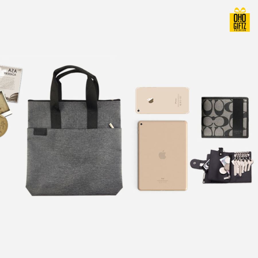 กระเป๋าแล็ปท็อปขนาดเล็ก สกรีนโลโก้ ทำเป็นของพรีเมี่ยม ของที่ระลึก