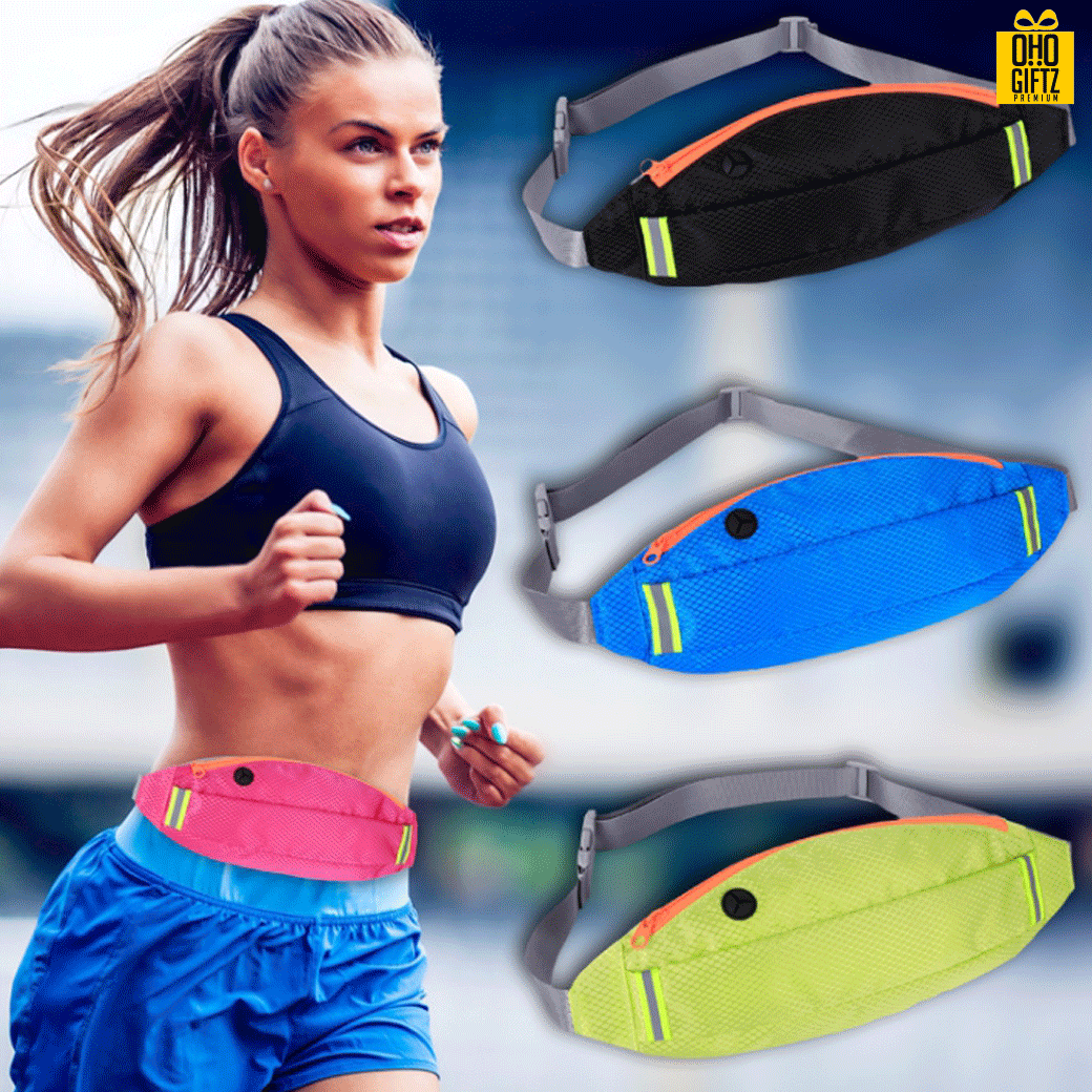 กระเป๋ากีฬาคาดเอวกันน้ำ สกรีนชื่อ, โลโก้ได้