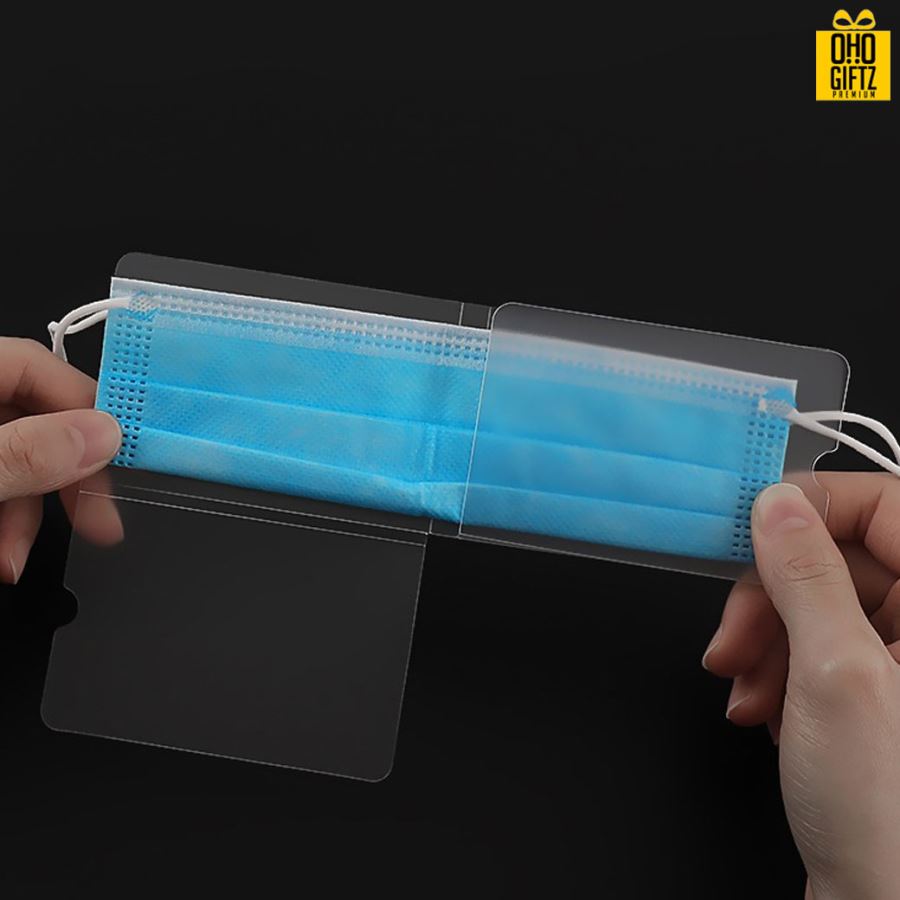 ซองเก็บหน้ากากอนามัย สกรีนโลโก้ ทำเป็นของพรีเมี่ยม ของชำร่วยได้