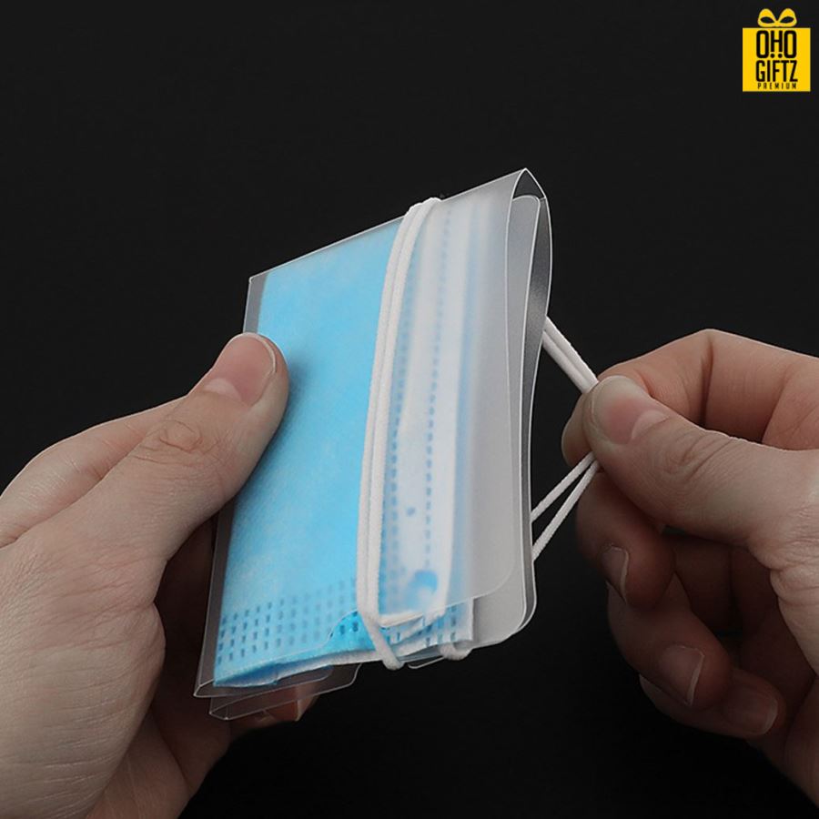 ซองเก็บหน้ากากอนามัย สกรีนโลโก้ ทำเป็นของพรีเมี่ยม ของชำร่วยได้