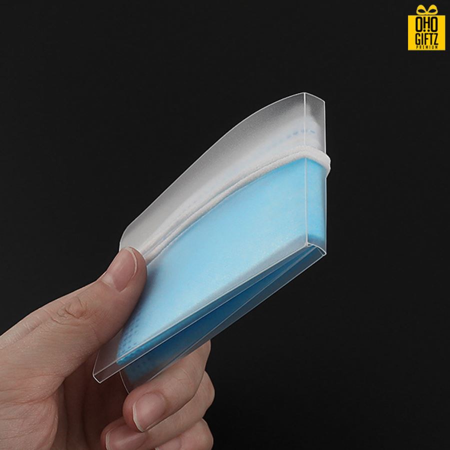 ซองเก็บหน้ากากอนามัย สกรีนโลโก้ ทำเป็นของพรีเมี่ยม ของชำร่วยได้