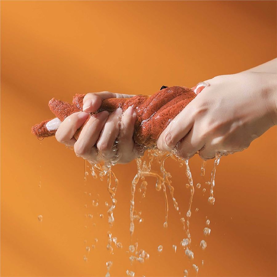 ผ้าเช็ดมือสัตว์น้อยน่ารัก สกรีนโลโก้ ติดลาเบล ทำเป็นของพรีเมี่ยมได้