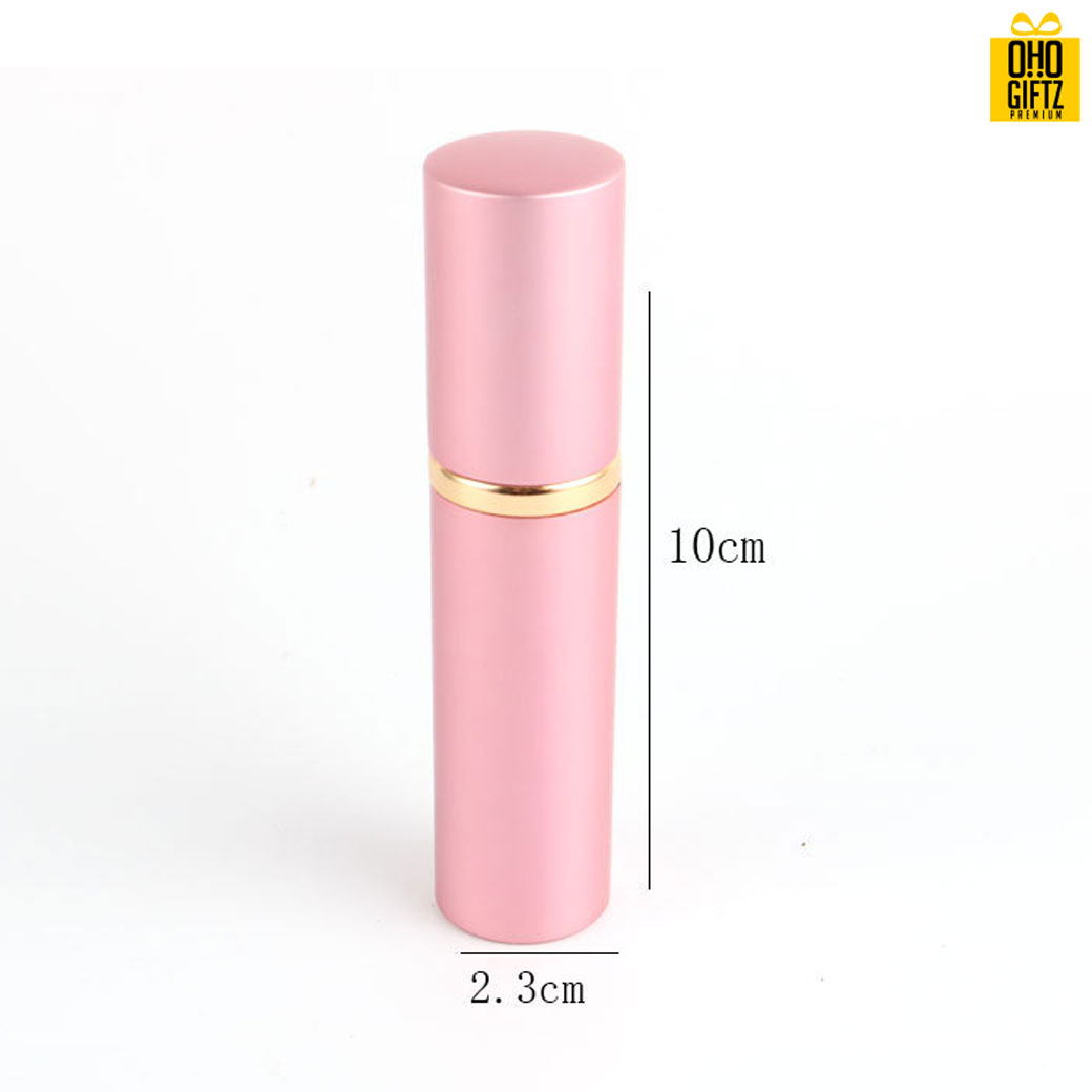 ขวดน้ำหอมอลูมิเนียม 10 ml. สกรีนโลโก้ ทำเป็นของพรีเมี่ยม ของชำร่วยได้