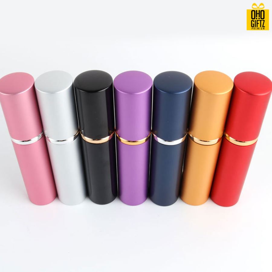 ขวดน้ำหอมอลูมิเนียม 10 ml. สกรีนโลโก้ ทำเป็นของพรีเมี่ยม ของชำร่วยได้