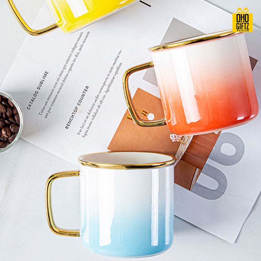 แก้วเซรามิก สกรีนชื่อ สกรีนโลโก้  ทำเป็นของพรีเมี่ยมได้