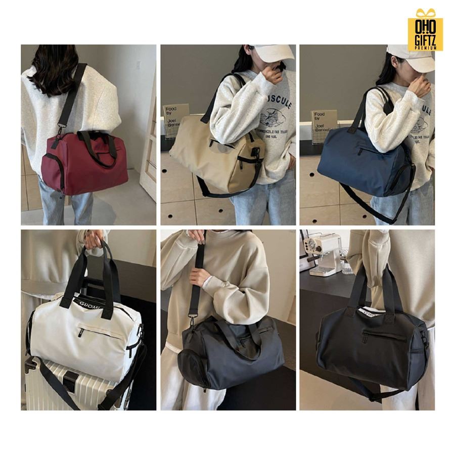 กระเป๋าสะพายไหล่ ไปยิม สกรีนโลโก้ ทำเป็นของพรีเมี่ยมได้