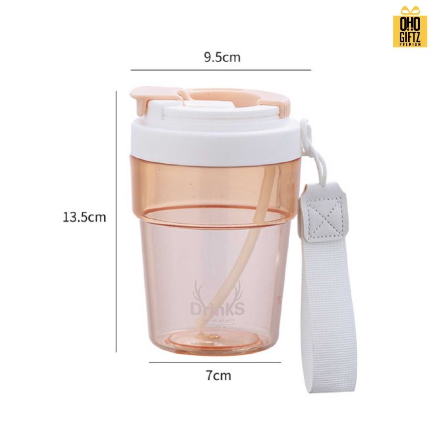 แก้วพลาสติก 2 ชั้น หนามีฝาปิด สกรีนโลโก้ ทำเป็นของพรีเมี่ยมได้