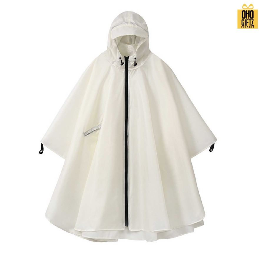 เสื้อกันฝนพับเก็บได้ สกรีนโลโก้ ทำเป็นของพรีเมี่ยมได้