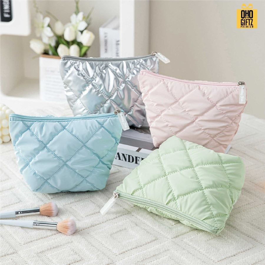 ชุดเซ็ทกระเป๋าใส่เครื่องสำอางค์ 3 ชิ้น/ชุด สกรีนโลโก้ ทำเป็นของพรีเมี่ยมได้