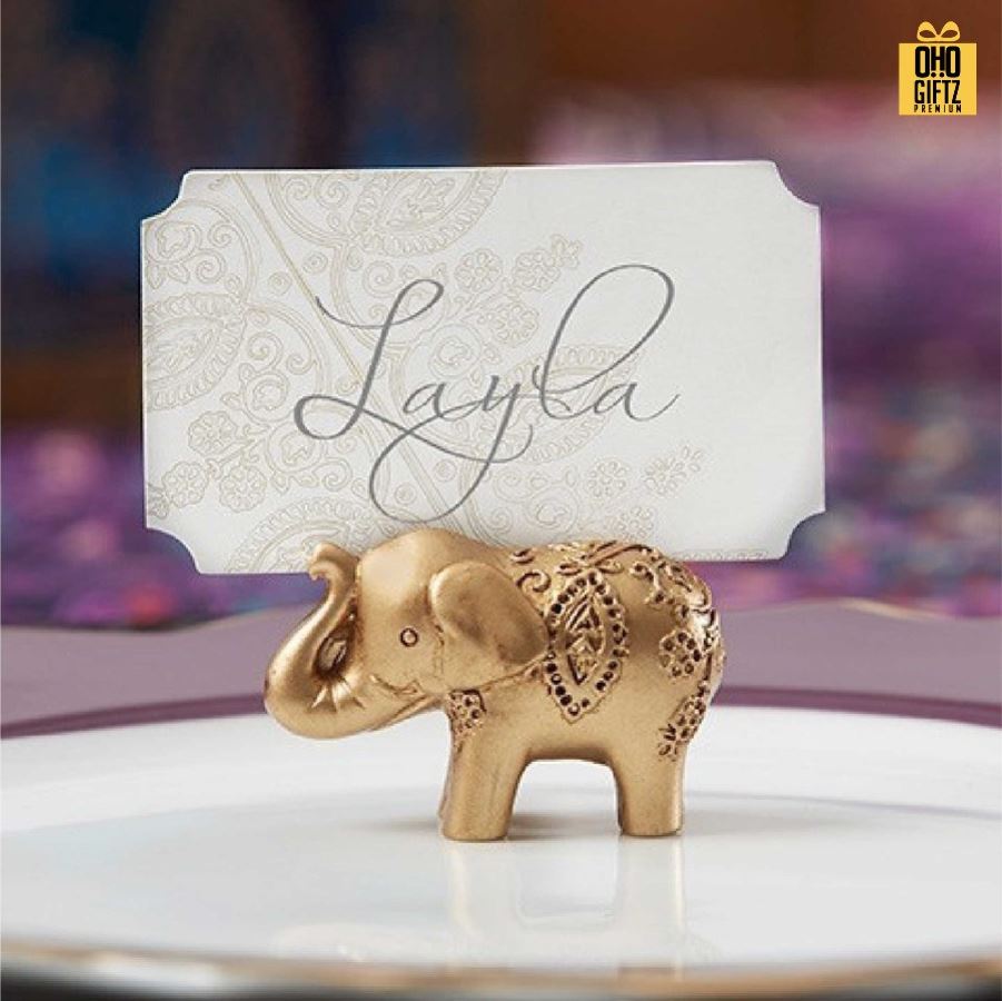 ช้างคลิปหนีบนามบัตร สกรีนโลโก้ ทำของพรีเมี่ยมได้