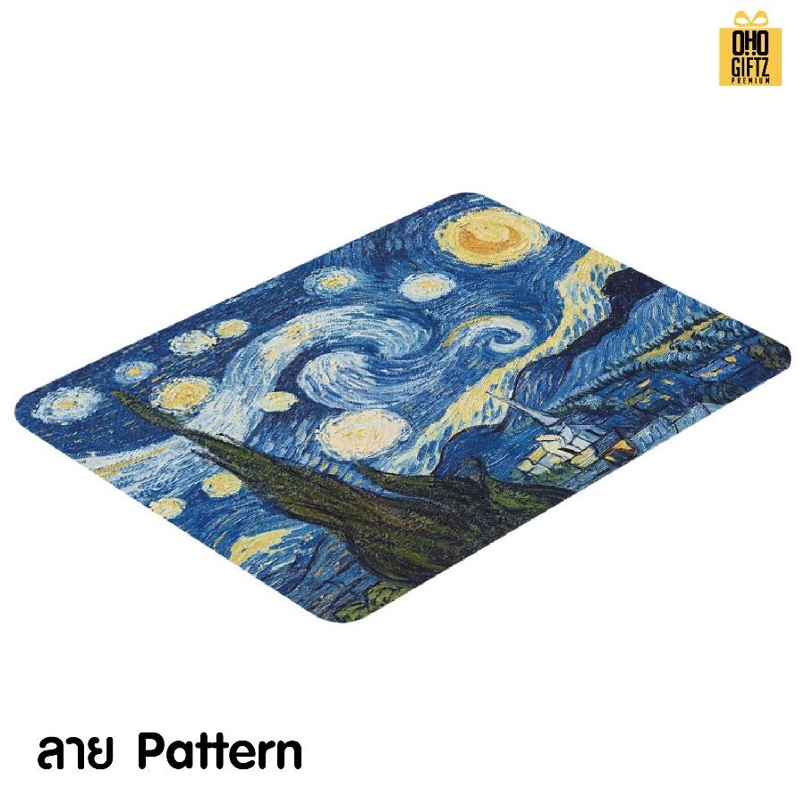 แผ่นรองเม้าส์พร้อมที่ชาร์จมือถือไร้สาย สกรีนโลโก้  ทำเป็นของพรีเมี่ยมได้