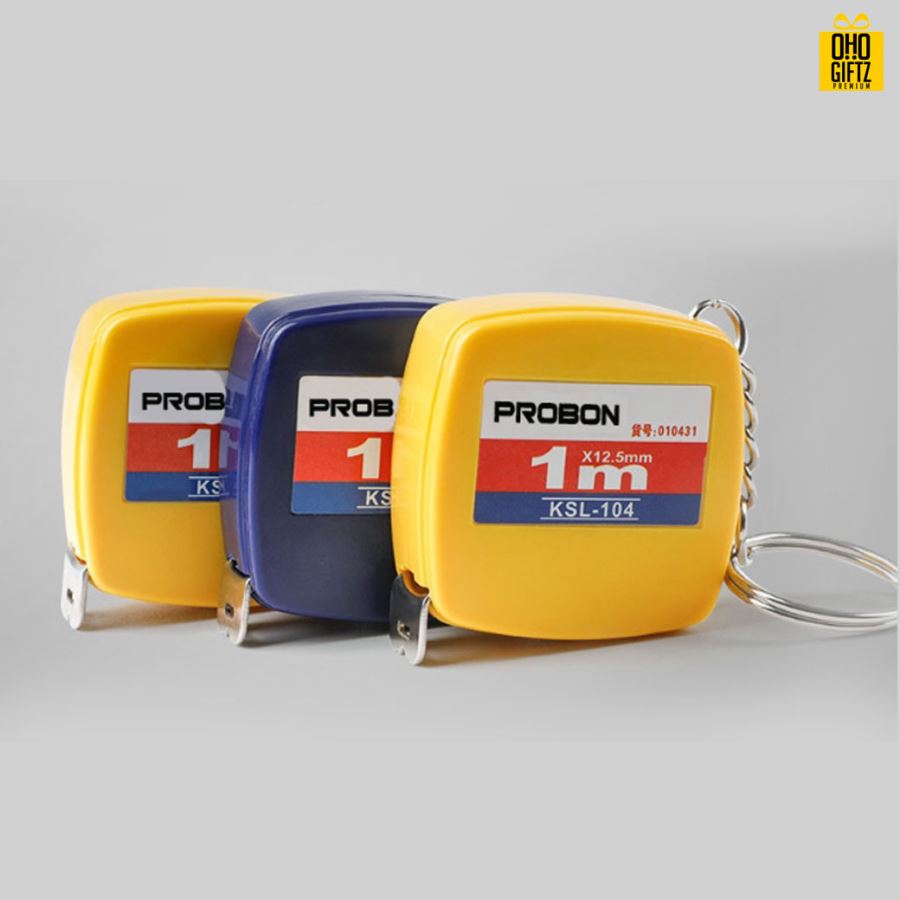 พวงกุญแจสายวัดขนาดพกพา พร้อมสกรีนภาพโลโก้ ทำของพรีเมี่ยมได้