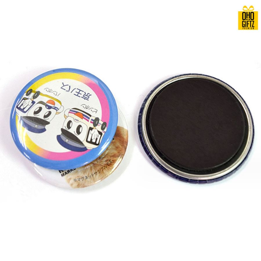 แม่เหล็กเเผ่นยางติดตู้เย็น 58 mm. สกรีนโลโก้ ทำเป็นของพรีเมี่ยม ของที่ระลึก ของชำร่วย