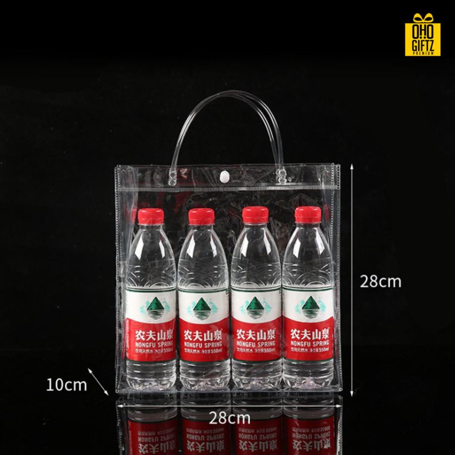 กระเป๋าใส PVC สกรีนโลโก้  ทำเป็นของพรีเมี่ยม