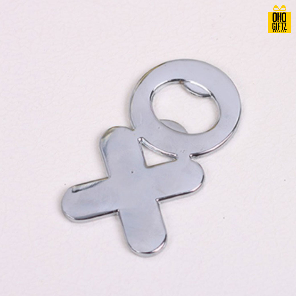 ที่เปิดขวดทรงXO  พิมพ์สติกเกอร์ชื่อฟรี ทำเป็นของพรีเมี่ยม ของชำร่วยงานเเต่งงานได้