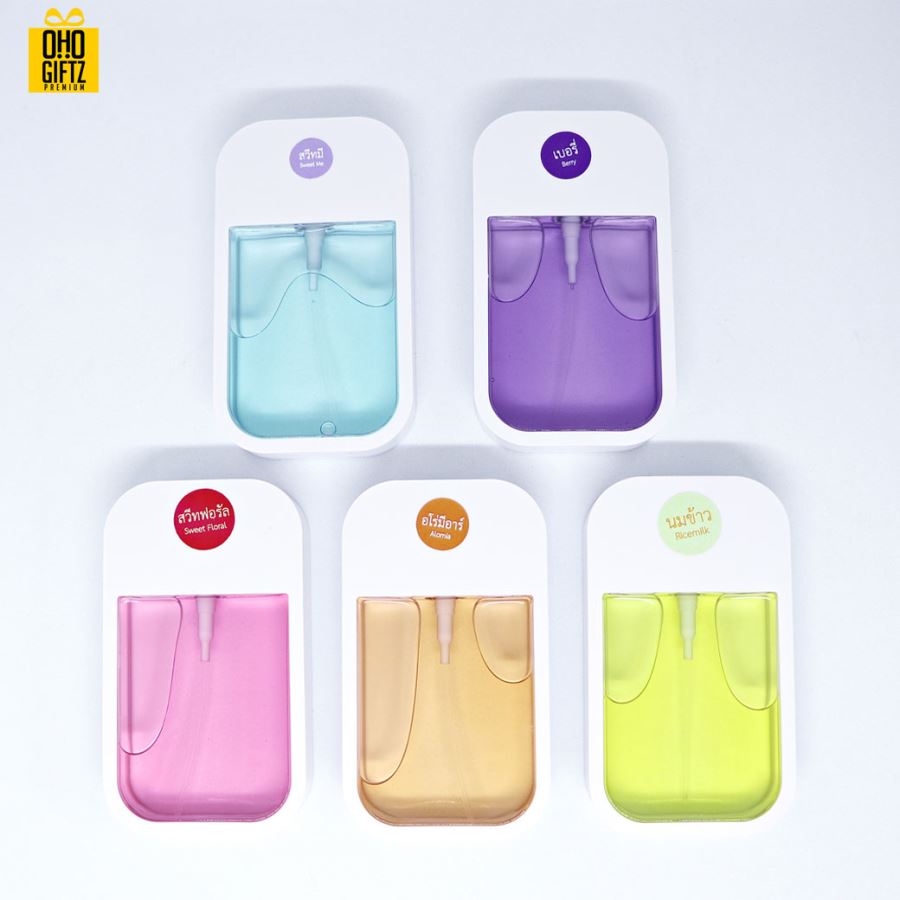 ขวดสเปรย์แอลกอฮอล์ ติดสติกเกอร์ ไม่จำกัดสีฟรี!!